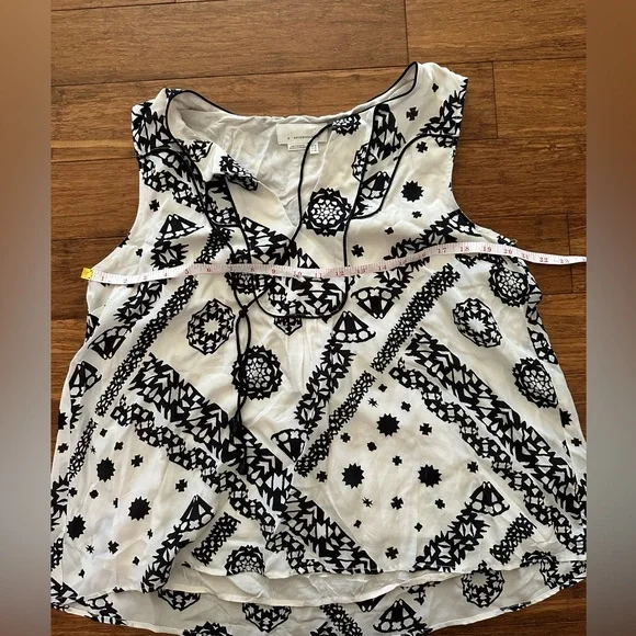 Anthropologie Giuliana Silk Blouse Size 12 - Picture 6 of 9